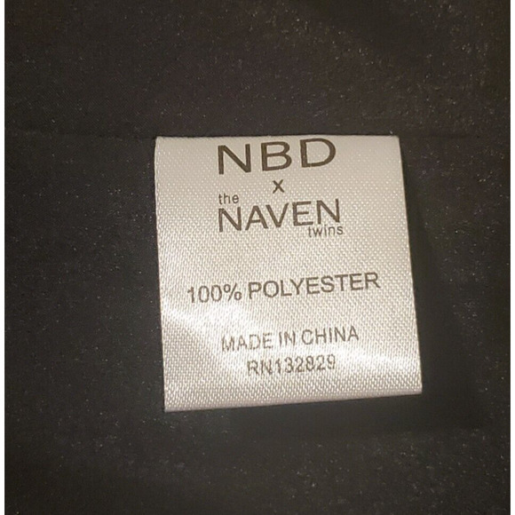 Revolve NBD x Naven Twins Leopard Dress V-Neck Sleeveless Mini Women Size Medium - Picture 4 of 4